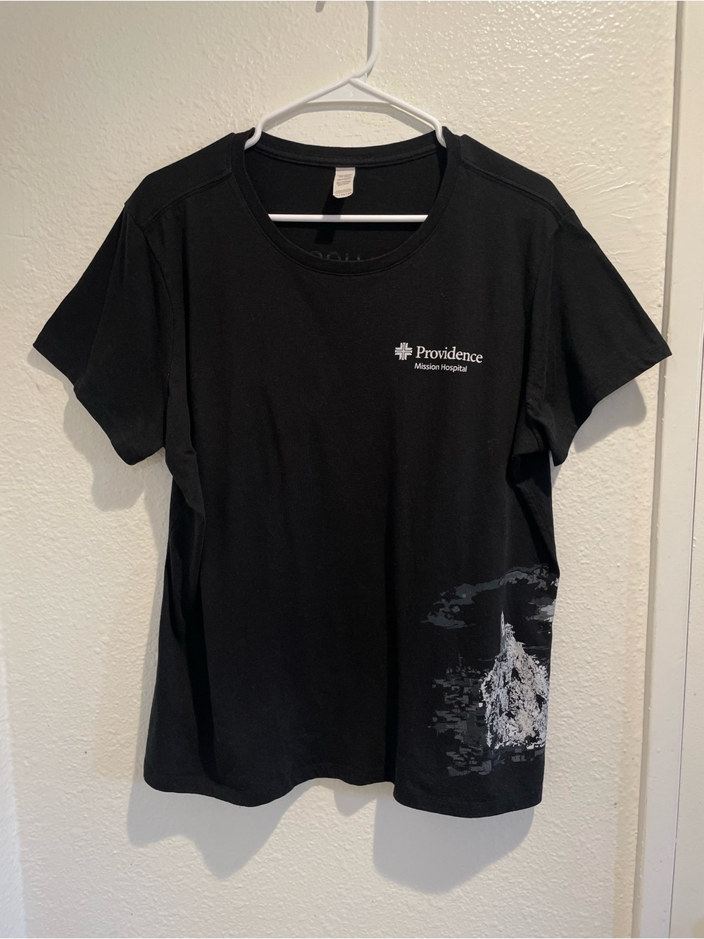 Mission Hospital Our Future Is Bright Graphic Tee XXL Double Sided Black Shirt